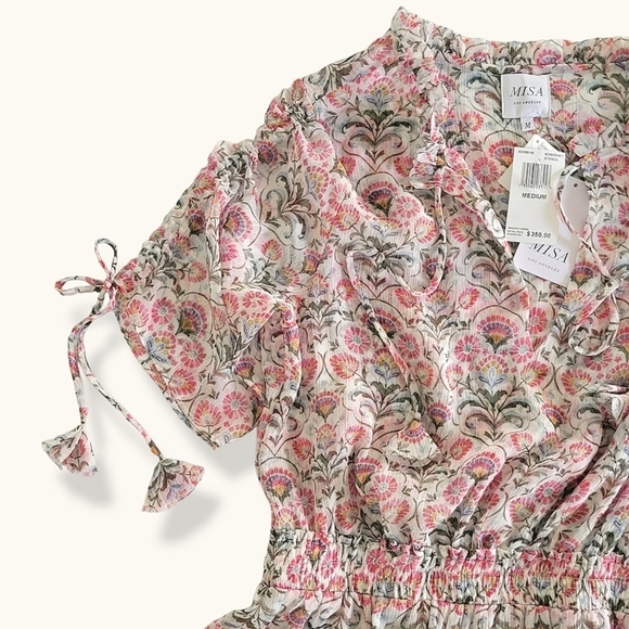 MISA Los Angeles Becca Dress in Sumerset Stencil Medium Becca Mini Dress - Picture 7 of 12